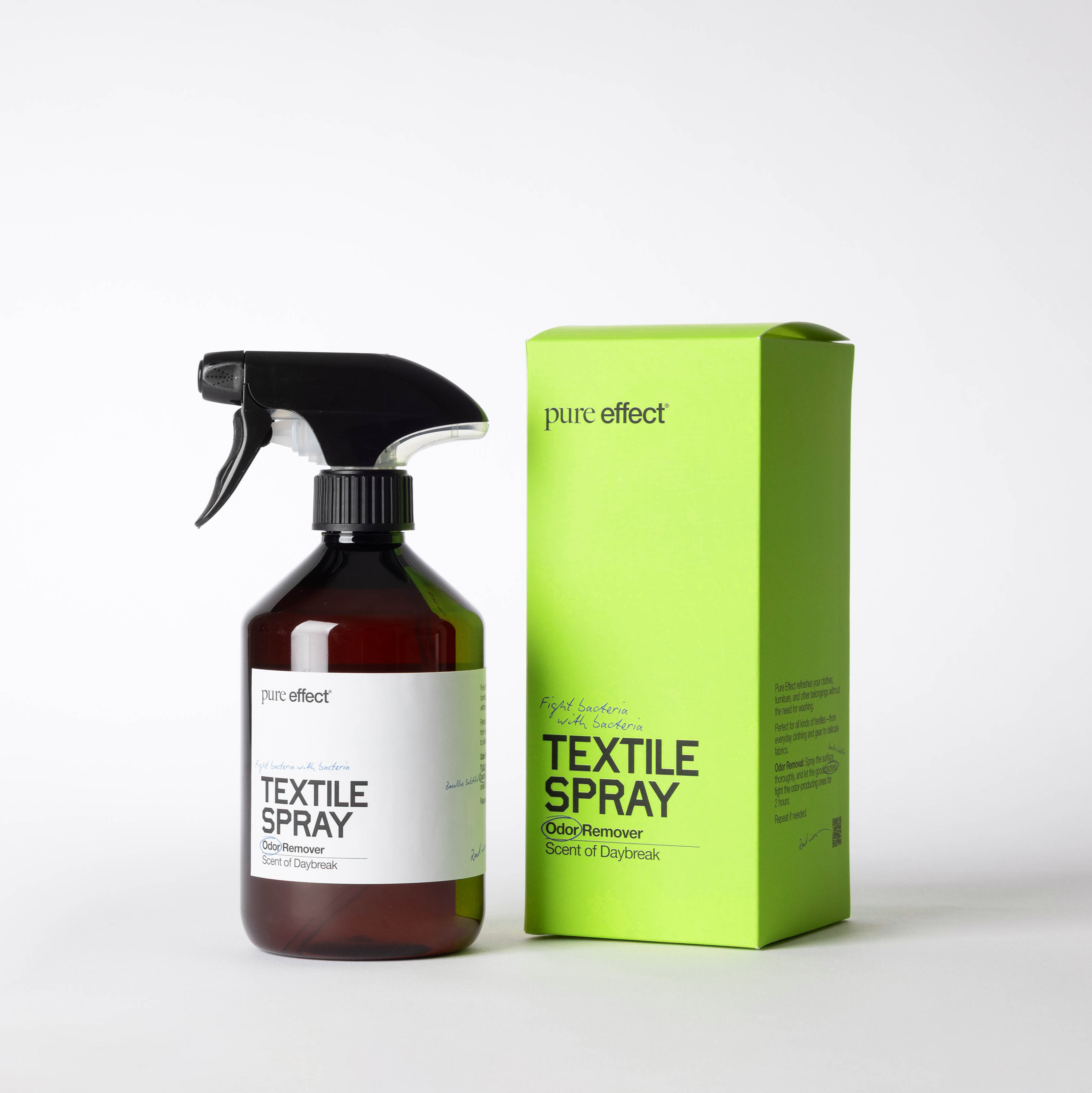 Pure Effect Textile Spray - Odor Remover 500ml / 75 ml – pureeffectsweden